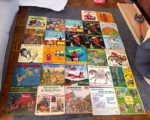 Konvolut kinder schallplatten - konvolut, kinder-schallplatten