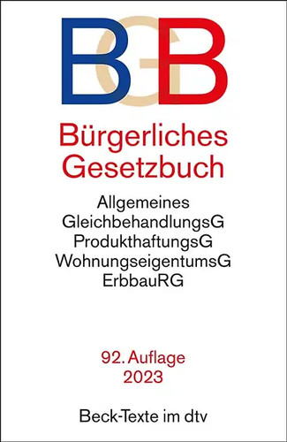 Bürgerliches gesetzbuch - bürgerliches,